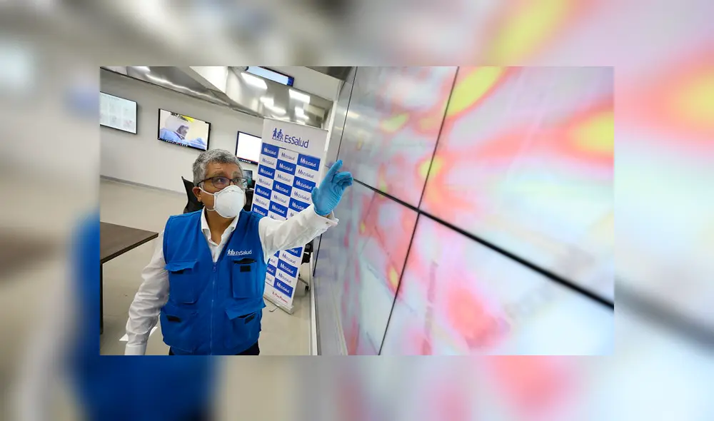 Mapa de calor de EsSalud. Foto: EsSalud Mapa de calor de EsSalud. Foto: EsSalud