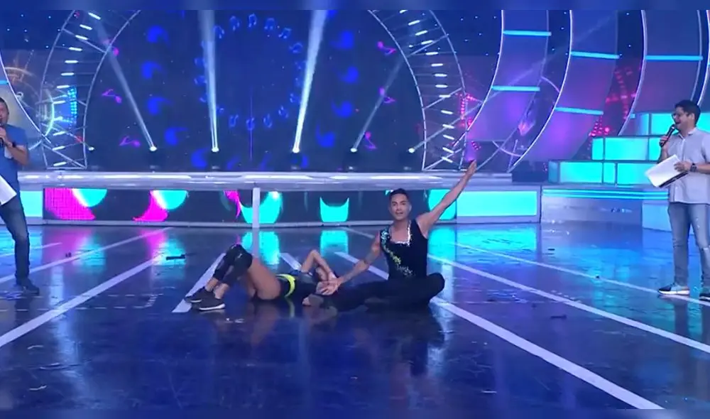 “Esto es guerra”: Luciana Fuster sufre aparatosa caída tras peligrosa acrobacia