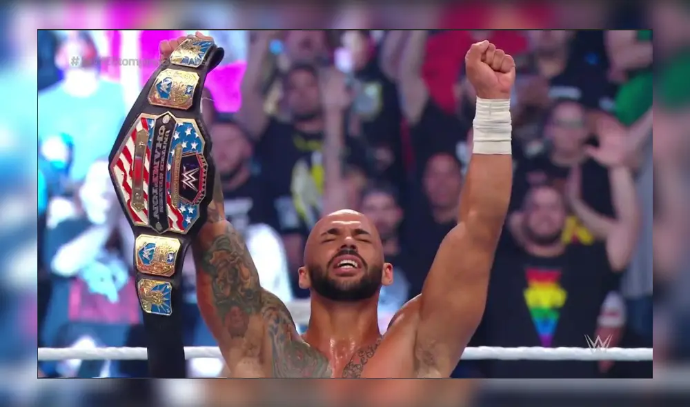 Ricochet vence a Samoa Joe y se corona nuevo campeón de los Estados Unidos.