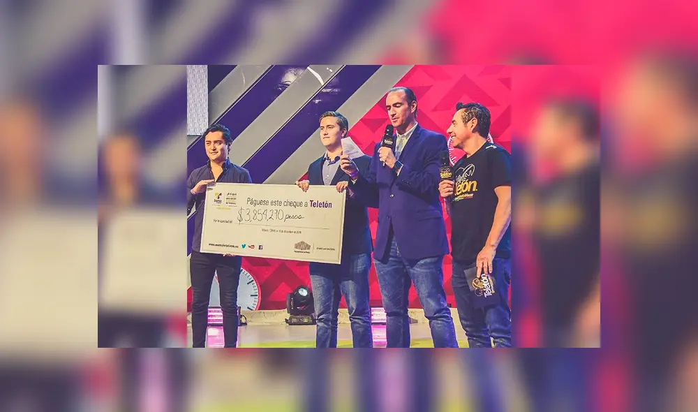 Meta cumplida en Teletón México 2019. (FOTO: Instagram)