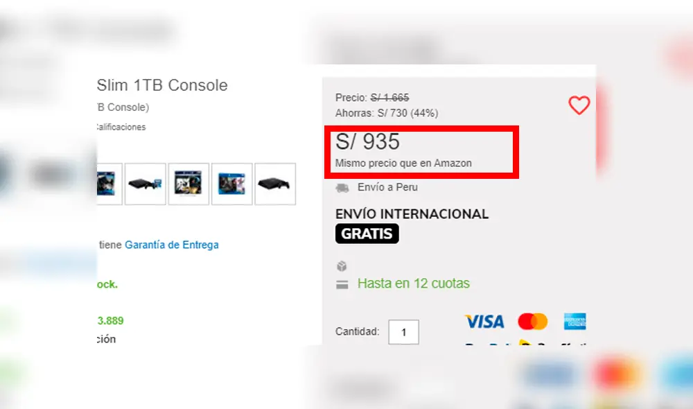 El precio de 935 tiene pocos precedentes antes de Black Friday.