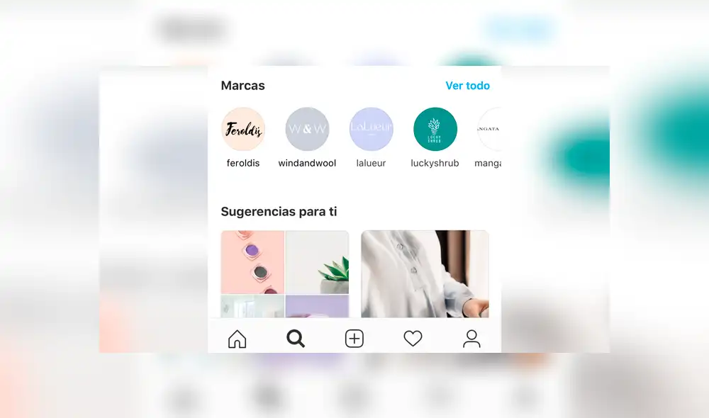 Tal como ocurre con Explorar.