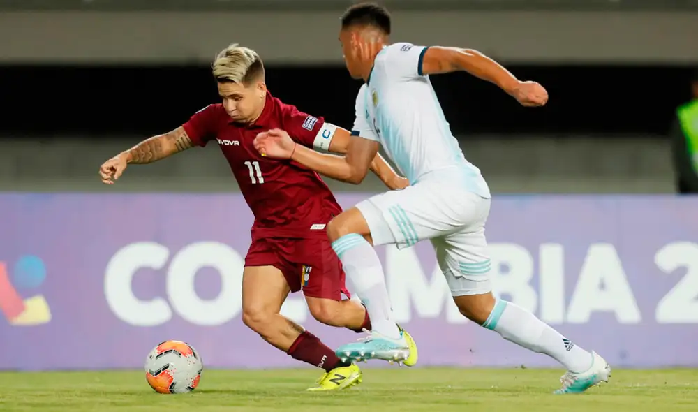 Argentina vs. Venezuela Sub 23 EN VIVO: sigue AQUÍ la última fecha del Preolímpico Colombia 2020. | Foto: EFE