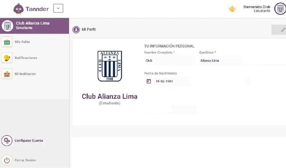 Alianza Lima anunció el Aula Virtual Blanquiazul. Foto: Prensa Alianza Lima