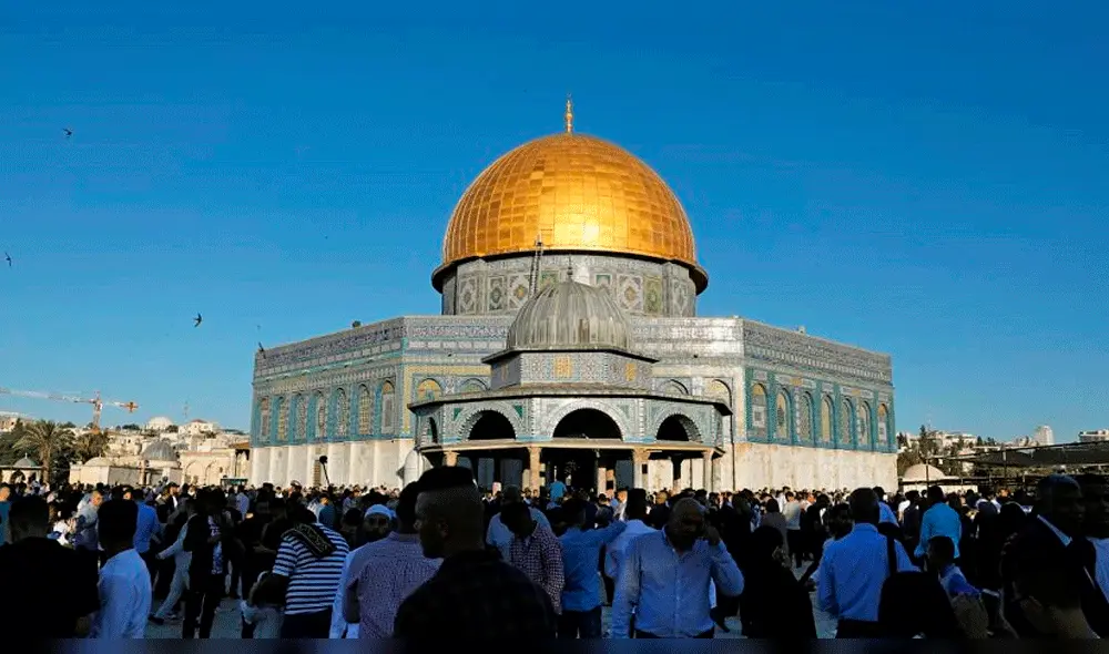Mezquita de Jerusalén se incendió al mismo tiempo que Notre Dame [VIDEO]