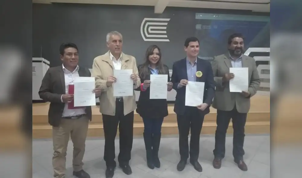Huancayo: candidatos firman compromiso ambiental en favor del río Shullcas
