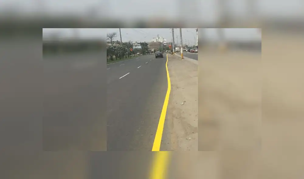 Critican señalización de pista en Ate Vitarte [FOTOS]