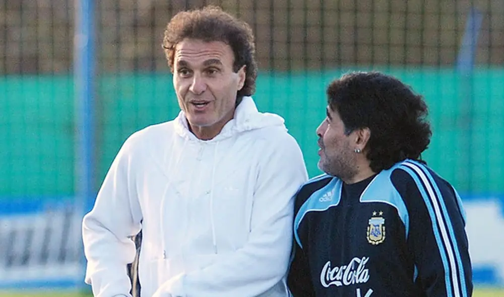 Maradona y Ruggeri mantienen relación cercana y amical. | Foto: NA
