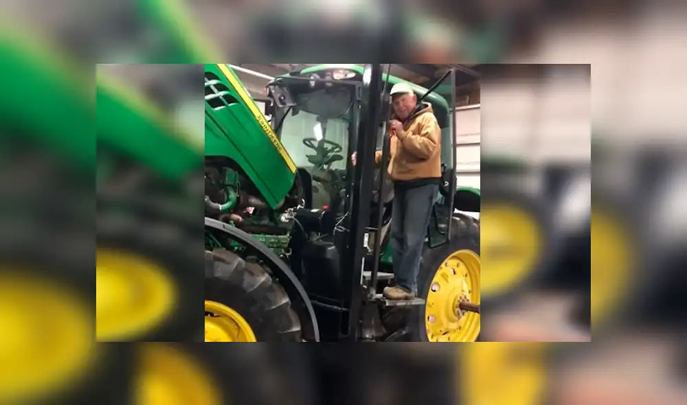 Desliza las imágenes para apreciar el tierno gesto que tuvo un joven con su padre de 89 años para que continúe trabajando.