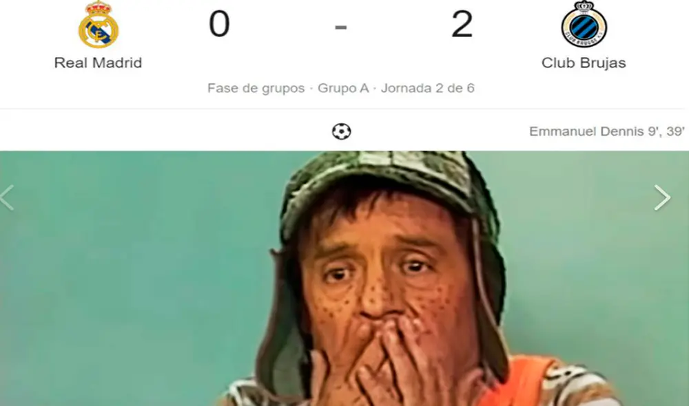 Real Madrid no pudo vencer al Brujas por la Champions League y los crueles memes no se hicieron esperar en redes sociales. Real Madrid no pudo vencer al Brujas por la Champions League y los crueles memes no se hicieron esperar en redes sociales.
