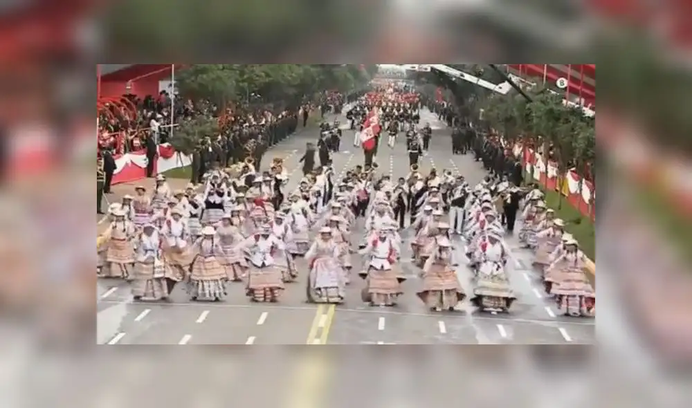 Fiestas Patrias: el wititi se hizo presente en la Parada Militar [VIDEO]