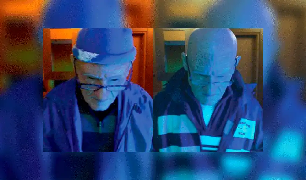 Las cámaras de seguridad captaron a un sujeto realizando las operaciones con un disfraz de anciano. Foto: Oficina del Fiscal de EE.UU.