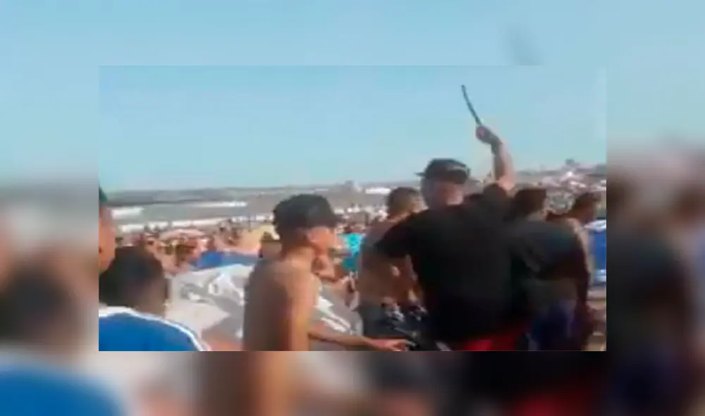 Pide que bajen el volumen de la música en la playa y lo atacan en grupo [VIDEO] 