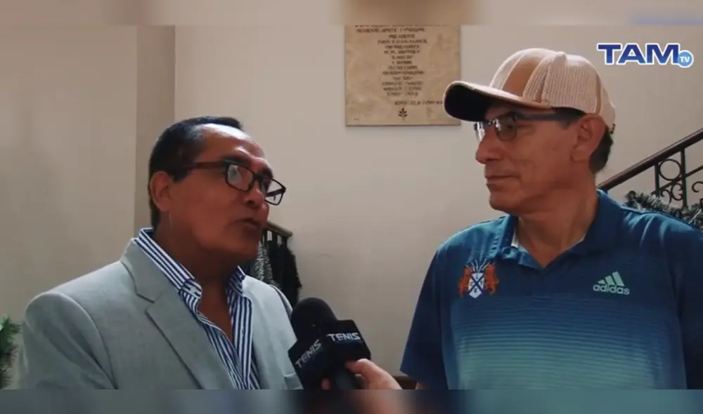 José Lusi Alvarado es el presidente del Club Lawn Tennis del que Martín Vizcarra es socio. Foto: Captura Youtube.