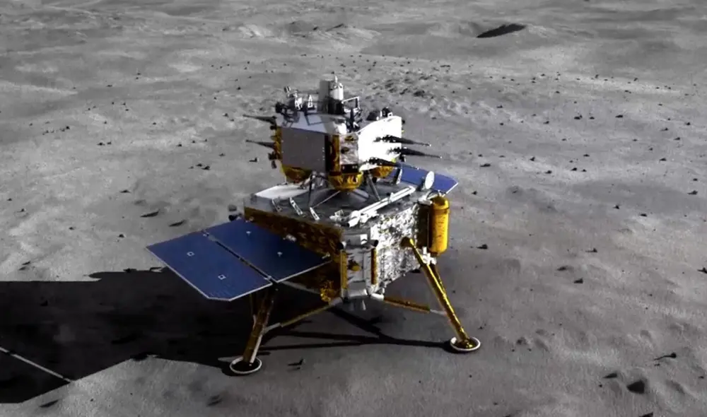 La misión es la tercera misión china no tripulada que se realiza con éxito. Foto: China National Space Administration