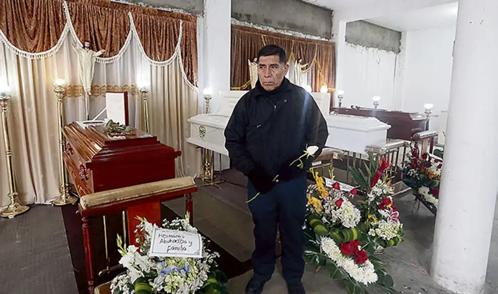 Desconsolado. Gastón Calderón espera una seria sanción para los responsables de esta tragedia. Hace unos días había visto fallecer a su mamá.