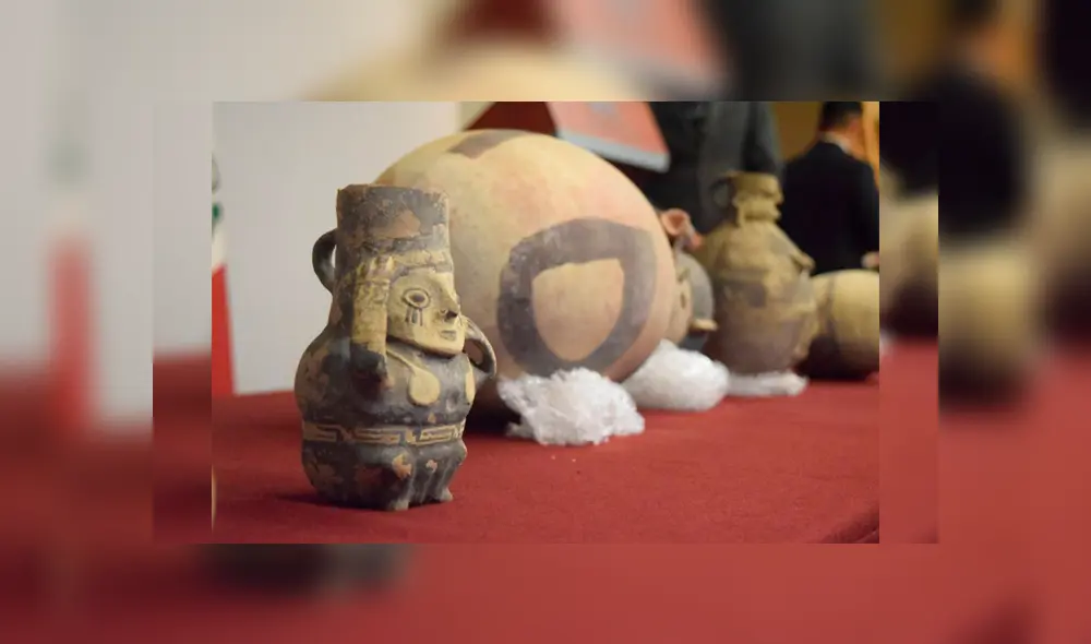 México devolvió piezas arqueológicas a Perú. Foto: Secretaría de Cultura de México