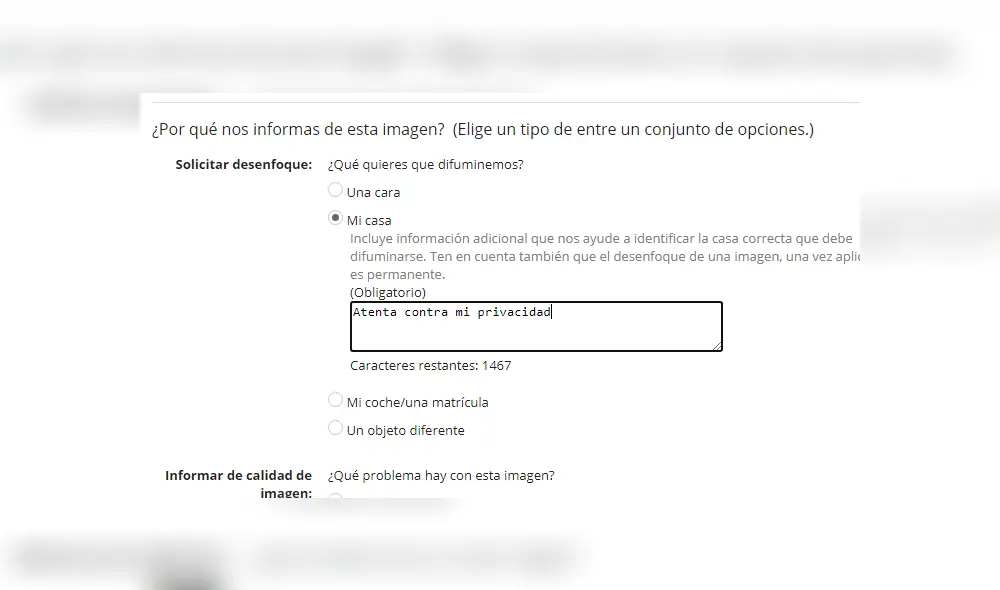 Desliza para ver los pasos para censurar tu casa de Google Maps. Foto: Captura.