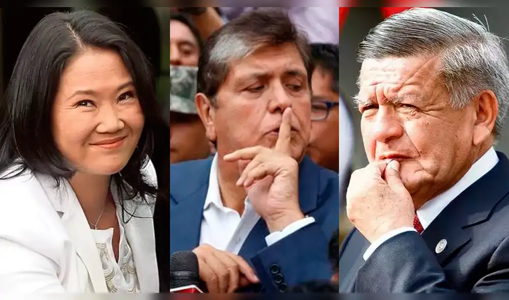 Keiko, Acuña y Alan pretenden no tener otros rivales Keiko, Acuña y Alan pretenden no tener otros rivales