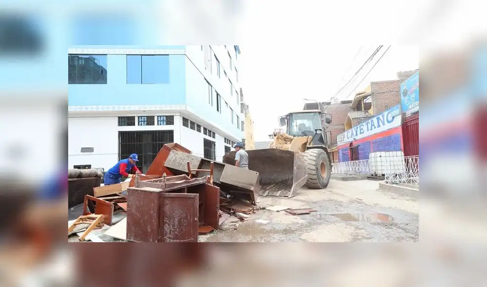 Aniego en S.J.L.: más de 120 toneladas de residuos fueron recogidas en zona afectada