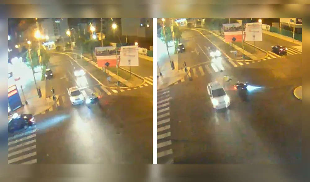 Momento del impacto.