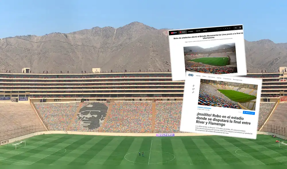 River vs Flamengo: prensa internacional informó sobre el robo en el estadio Monumental.