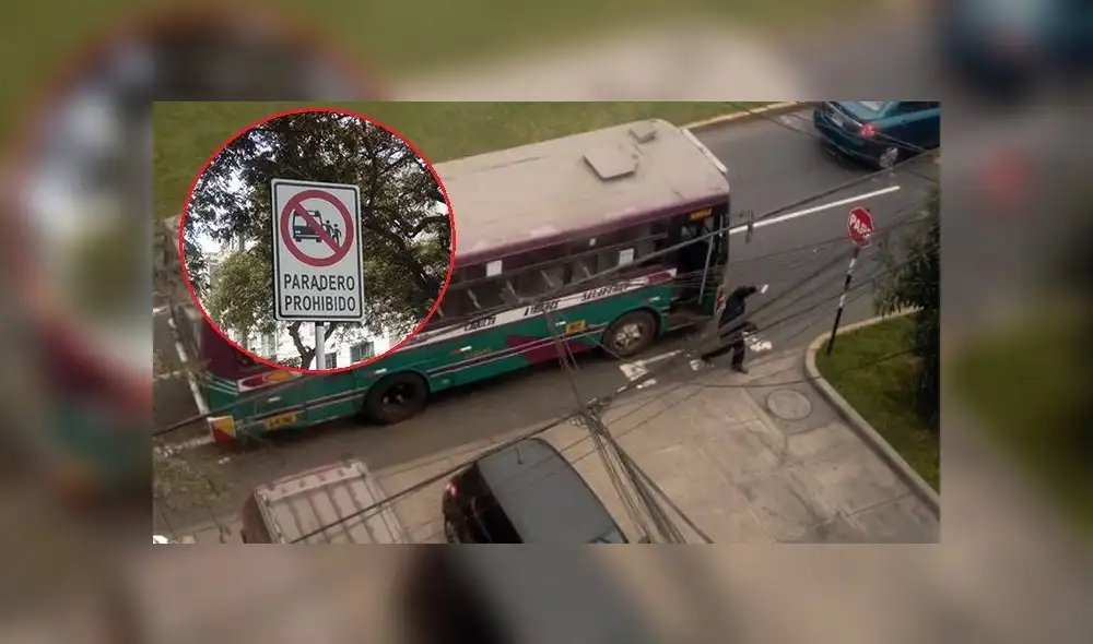 Miraflores: vecinos denuncian paraderos prohibidos [FOTOS]