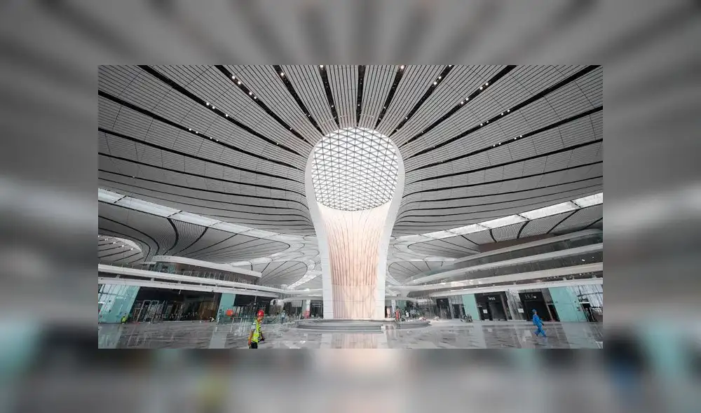 El aeropuerto más grande del mundo abrirá su puertas en septiembre. Foto: RT. El aeropuerto más grande del mundo abrirá su puertas en septiembre. Foto: RT.