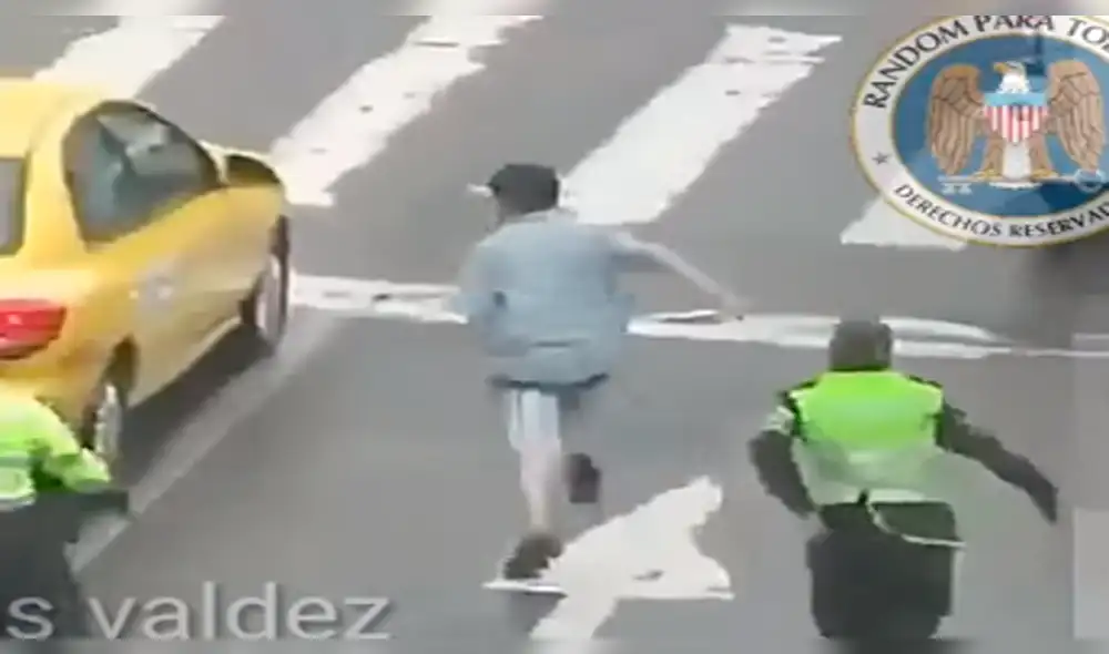 Vía Facebook: ladrón logra escaparse de un policía, pero chofer lo atrapa con este truco [VIDEO] 