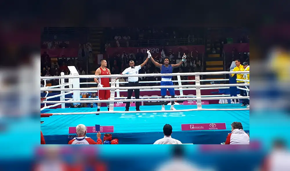 Lucar quedó cerca de llegar a la final en los Juegos Panamericanos. Créditos: @AMBCBoxing