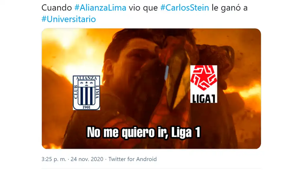 Los fanáticos reaccionaron con ocurrentes memes en las redes sociales. Foto: Twitter