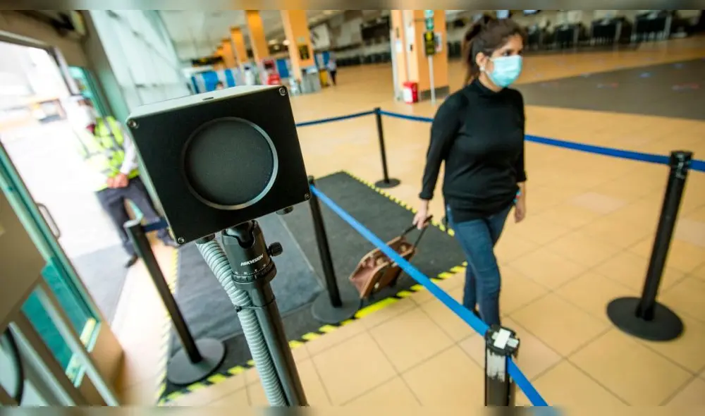 Aeropuerto Jorge Chávez presentó nuevos protocolos de seguridad. (Fotos: John Reyes / La República)