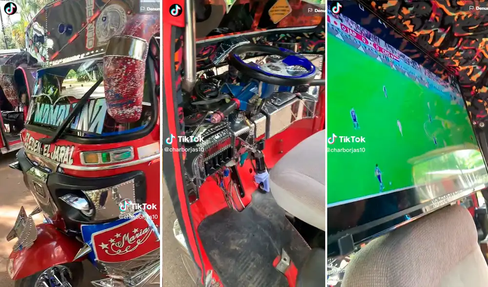 Miles de usuarios en redes aplaudieron su iniciativa para atraer a sus pasajeros a su negocio. Foto: composición de LR/ captura de TikTok/@Charborjas10