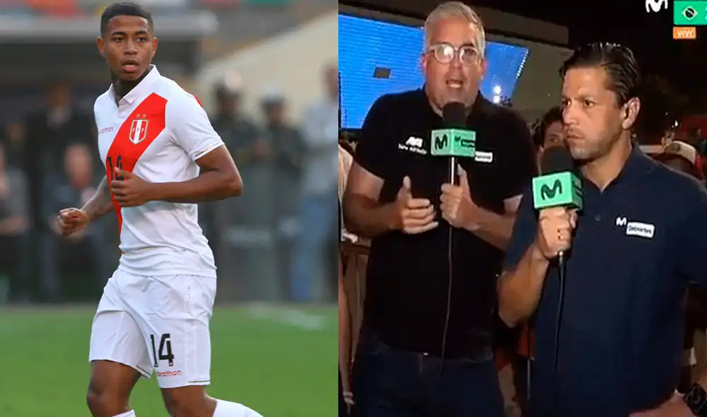 Andy Polo fue criticado en Movistar Deportes tras la goleada de Brasil sobre Perú en la Copa América 2019. | Foto: EFE