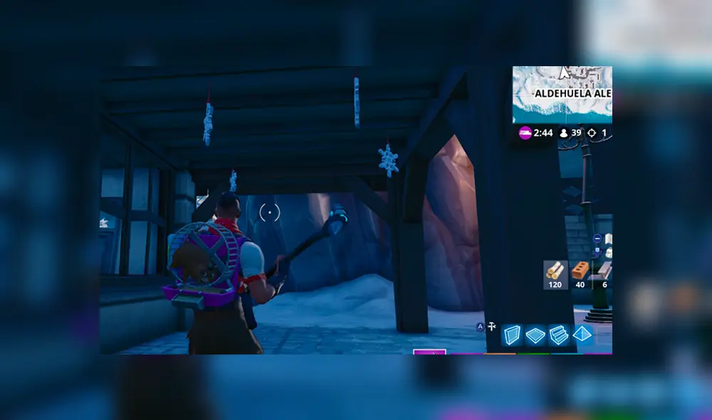 Destruye todos los adornos de copo de Nieve del Festival de Invierno en Fortnite.