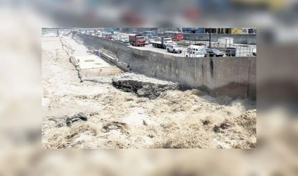Comas: monitorean crecida del río Chillón 