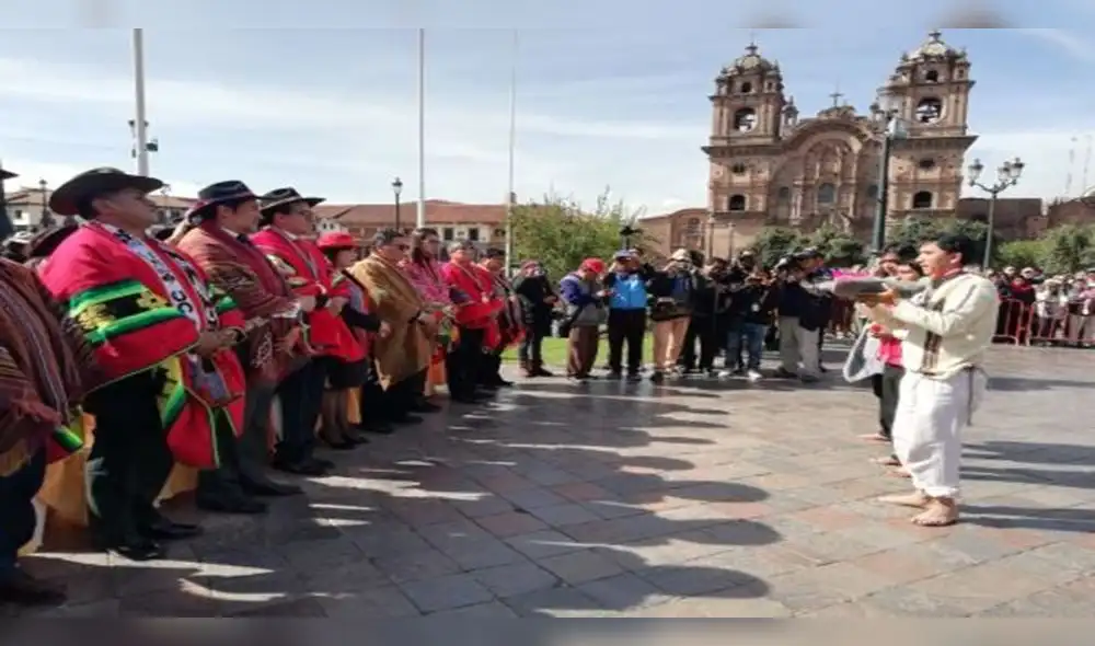 Con la ceremonia inca del "Hayhuarikuy" y ofrenda  a la Pachamama se inician fiestas jubilares de Cusco [VIDEO]