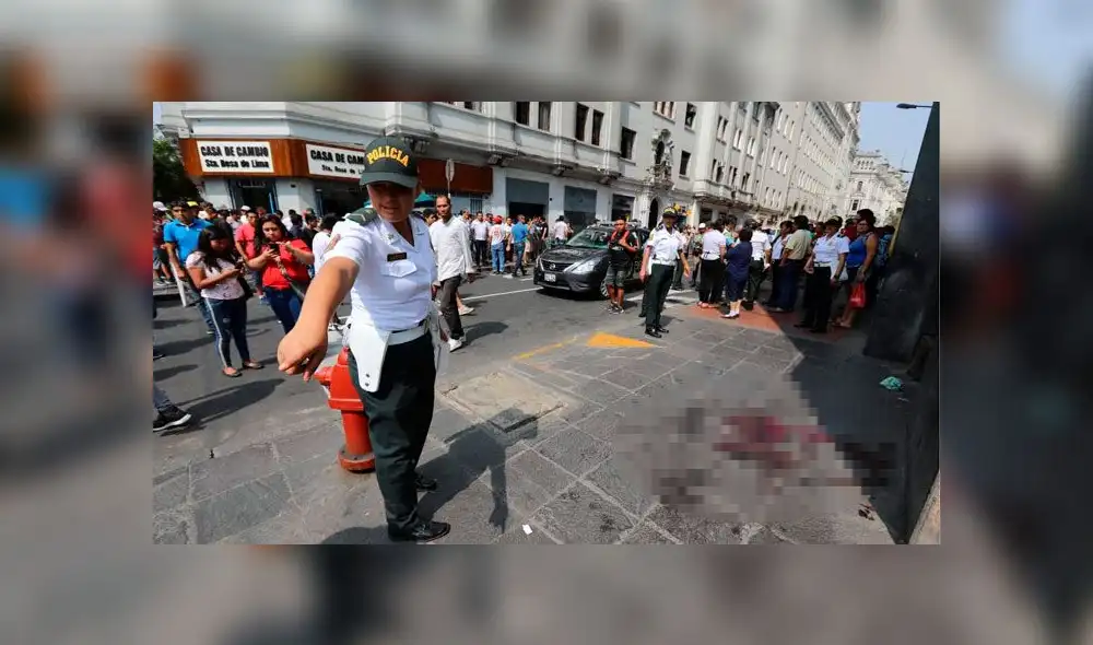 Cercado de Lima: sujetos ocasionaron balacera para realizar asalto a cambista en jirón Ocoña [FOTOS y VIDEO]