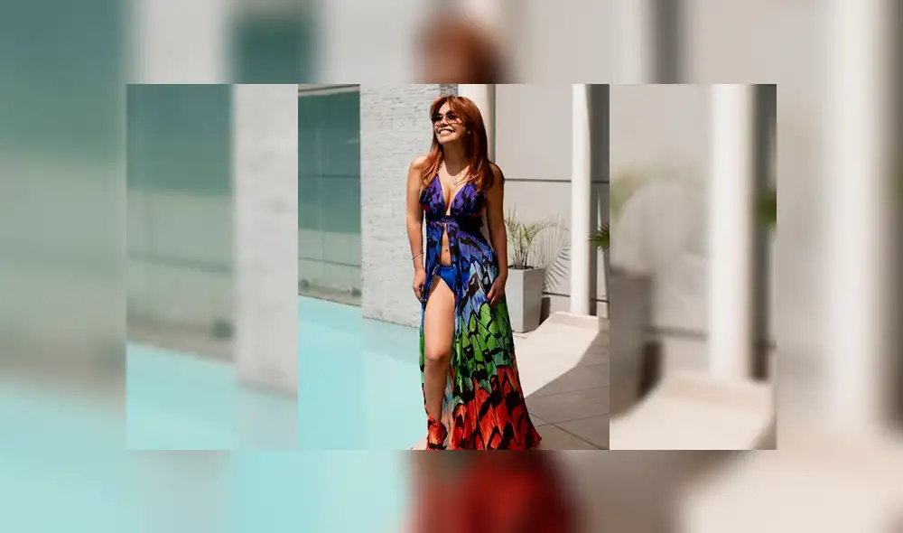Magaly Medina festeja su primera semana de ‘Magaly TV, la firme’ en bikini
