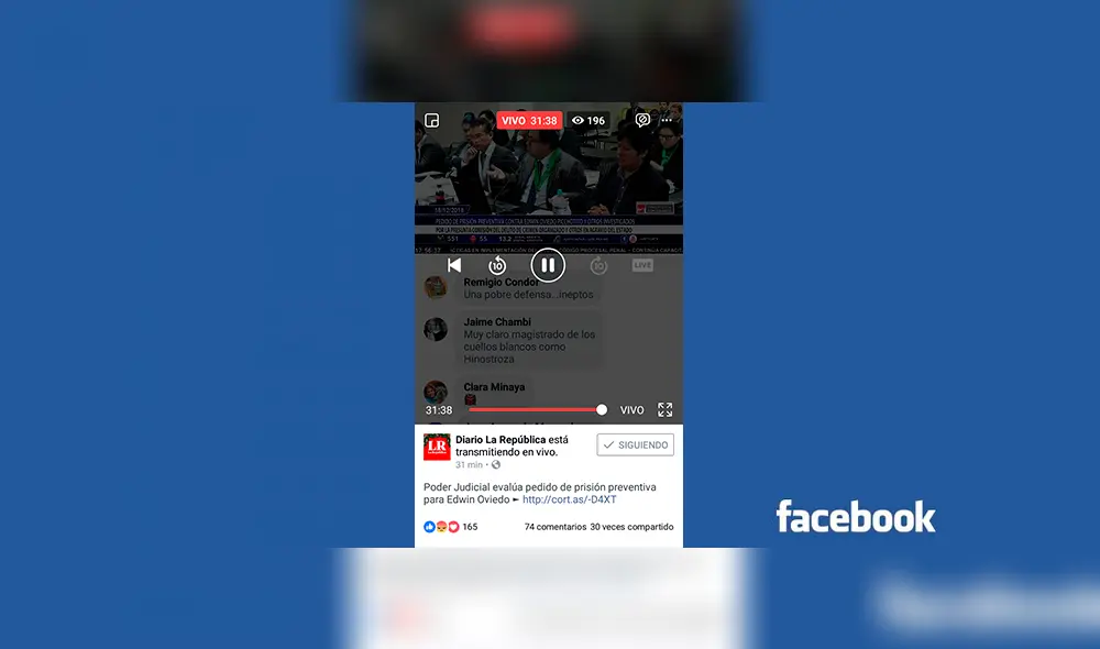 Facebook: ya puedes retroceder un video “en vivo” y aquí te mostramos cómo hacerlo