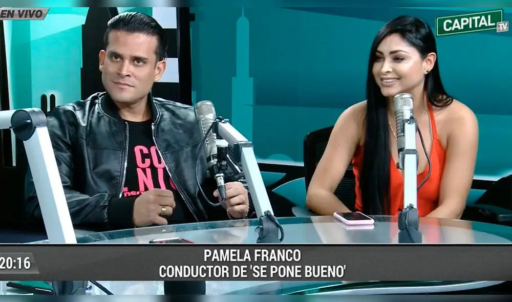 Christian Domínguez y Pamela Franco se besan en discoteca