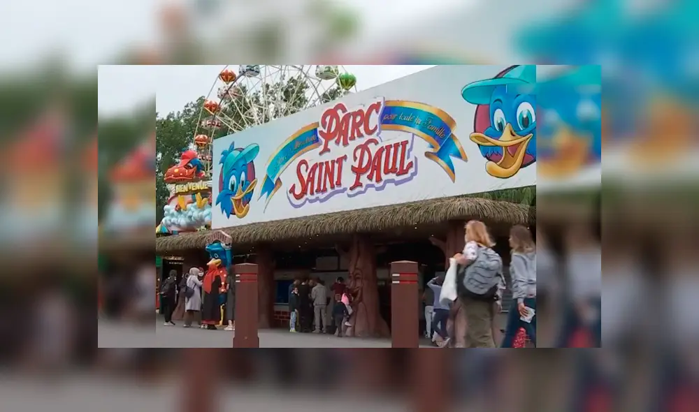 La mujer cayó desde lo alto de la atracción y murió al instante. (Foto: France 3)