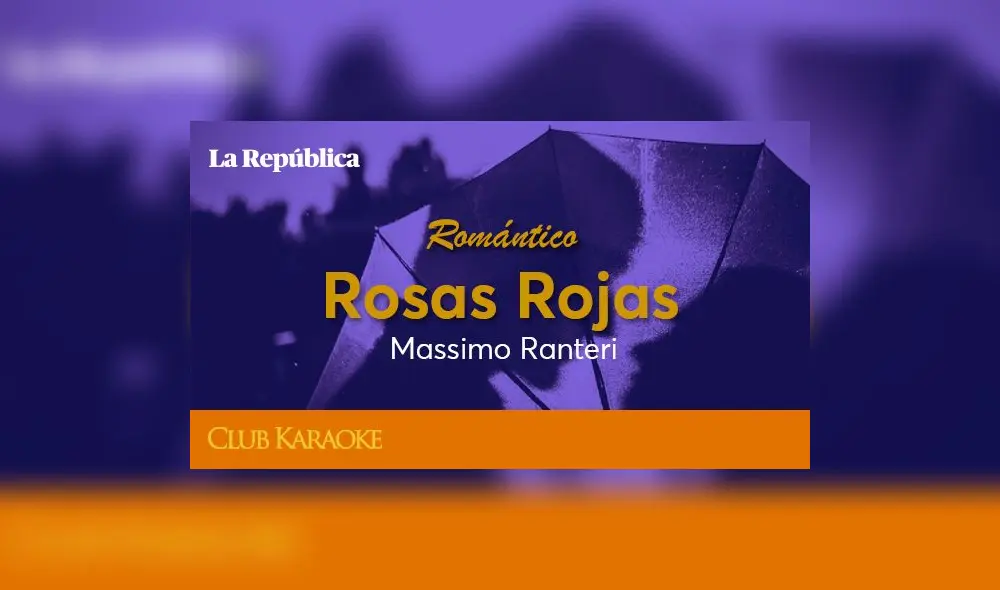 Rosas Rojas, canción de Massimo Ranieri