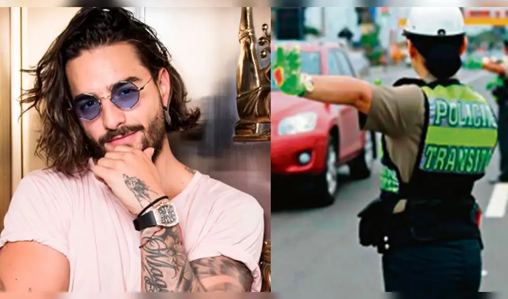 Policías de tránsito habrían sido obligados a resguardar a Maluma y otros artistas[VIDEO]
