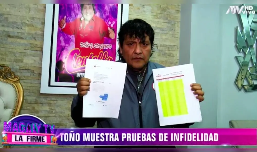 El cantante de cumbia incluso averiguó que la joven mujer mantenía conversaciones clandestinas a través de plataformas virtuales. (Foto: Captura ATV)