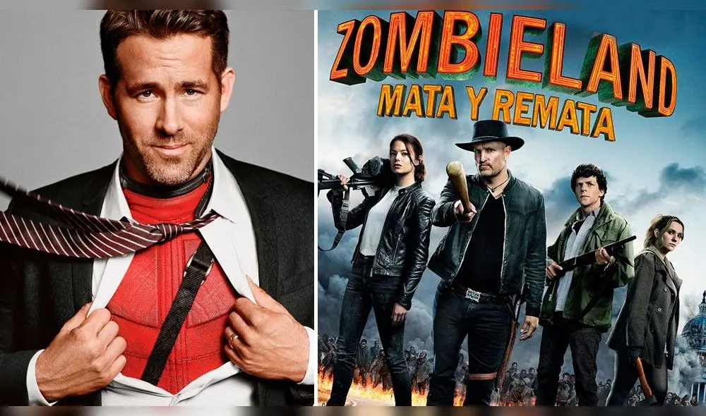 Escritores informan sobre la participación de Ryan Reynolds en Zombieland 2. Créditos: Composición