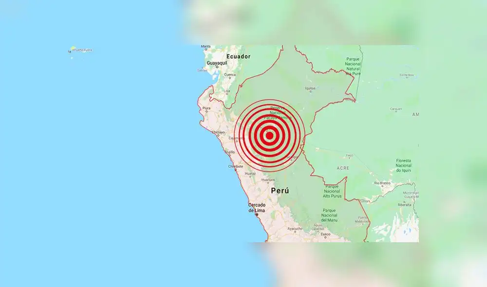 Sismo de 5,4 grados se registró esta tarde en San Martin