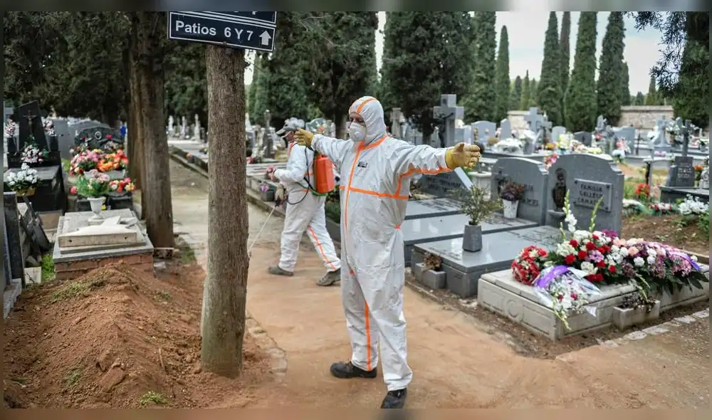 España volvió a superar la cifra de fallecidos por coronavirus en el último día. Foto: Internet. España volvió a superar la cifra de fallecidos por coronavirus en el último día. Foto: Internet.