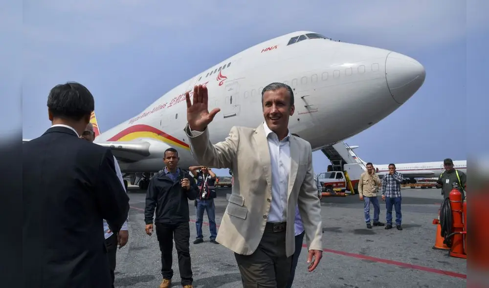 Tareck El Aissami entró la noche del lunes a la lista de los más buscados por el delito de narcotráfico. Foto: AFP.