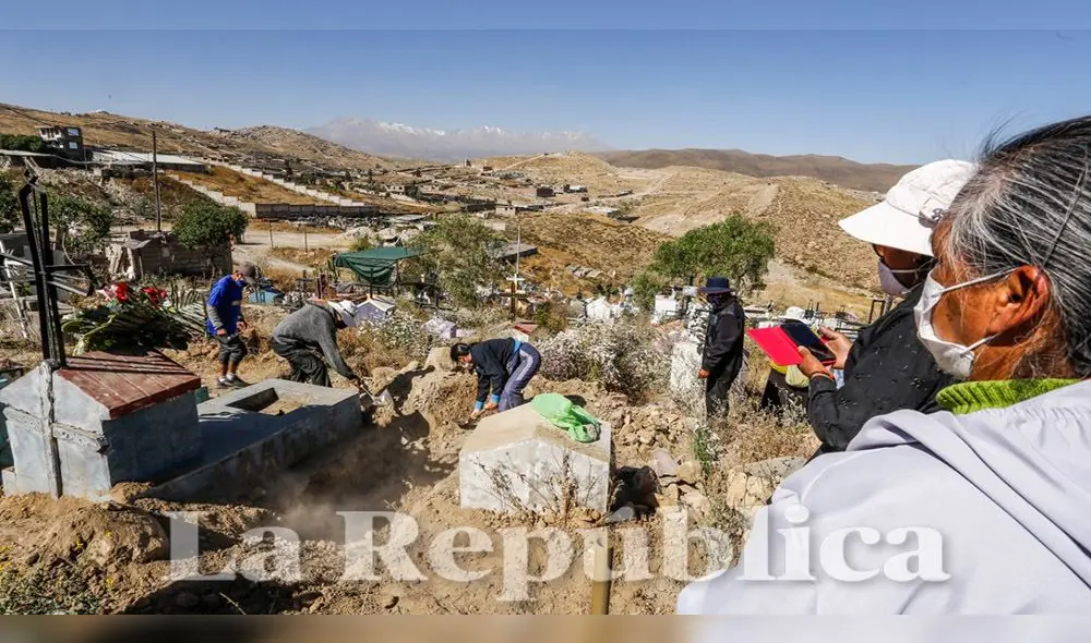 Entierros Arequipa víctimas de coronavirus